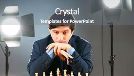  Presentation with world - Audience pleasing theme consisting of master vugar gashimov world rank backdrop and a gray colored foreground