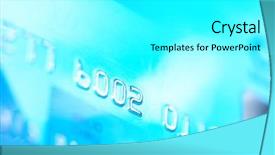  Presentation with banquet blue and silver - Beautiful presentation theme featuring mastercard - close-up of silver digits backdrop and a  colored foreground