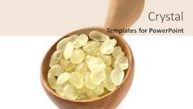  Presentation with tears - Theme consisting of mastic-tears-of-chios-island background and a coral colored foreground