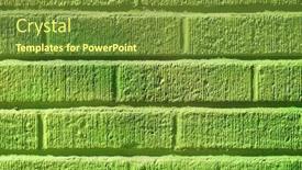  Presentation with brick wall texture - Theme featuring mat-brick-wall-paint background and a tawny brown colored foreground