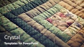  Presentation with grappling mat - PPT theme with mat-made-with-pieces background and a tawny brown colored foreground