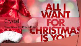  Presentation with we want you - Audience pleasing slide set consisting of match dating - all i want for christmas backdrop and a red colored foreground