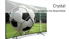  Presentation with crystal - PPT layouts featuring match in the evening time background and a white colored foreground