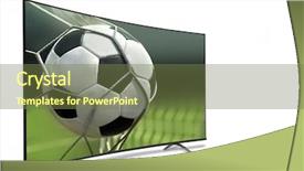  Presentation with crystal - Slides consisting of match in the evening time background and a tawny brown colored foreground