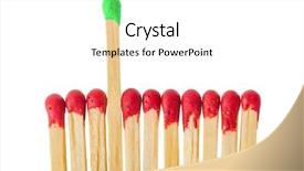  Presentation with life insurance concept white - PPT layouts having matches - leadership or inspiration concept background and a white colored foreground