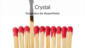  Presentation with inspiration - Slides having matches - leadership or inspiration concept background and a white colored foreground