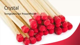  Presentation with background - Colorful theme enhanced with matches-isolated-on-white-background backdrop and a  colored foreground