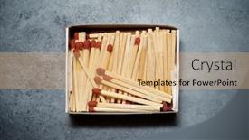  Presentation with stone - Amazing presentation having matches-on-a-stone-table backdrop and a coral colored foreground