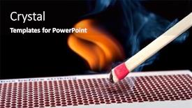  Presentation with everything - PPT layouts having matchstick-lights background and a black colored foreground