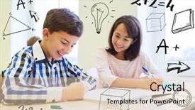  Presentation with school elementary - Amazing slide deck having matematicas - education elementary school learning backdrop and a lemonade colored foreground