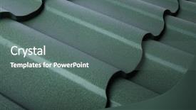  Presentation with tile - PPT layouts enhanced with material construction - close up of metal roof background and a gray colored foreground