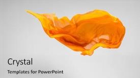  Presentation with maglev train high speed way - Slide deck having material flow - flying fabric - high speed background and a light gray colored foreground