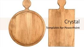  Presentation with wooden - PPT layouts enhanced with material handling equipment - wooden boards on white background background and a coral colored foreground