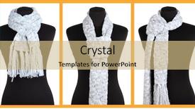  Presentation with water ways - Slide set having material method - collage of 5 ways background and a coral colored foreground