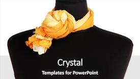  Presentation with white pom pom pom pom - Beautiful theme featuring material method - mannequin wearing scarf isolated backdrop and a black colored foreground