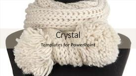  Presentation with mannequin - PPT theme having material method - mannequin wearing scarf isolated background and a  colored foreground