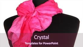  Presentation with cfd white - Amazing presentation theme having material method - mannequin wearing scarf isolated backdrop and a tawny brown colored foreground