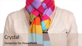  Presentation with arabian woman wearing hijab muslim - Presentation theme consisting of dirt road in the kalahari background and a light blue colored foreground.