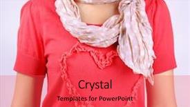  Presentation with arabian woman wearing hijab muslim - Presentation theme consisting of sommelier pouring wine into glass from decanter male waiter on background of bar counter with bottle of red wine background and a light gray colored foreground.