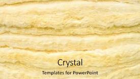  Presentation with wool - Audience pleasing presentation theme consisting of material of glass wool insulation backdrop and a blonde colored foreground