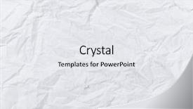  Presentation with white torn paper on gray - Colorful presentation design enhanced with material return - pattern of the crashed paper backdrop and a white colored foreground