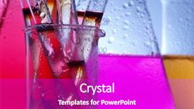  Presentation with material science - Cool new PPT theme with material science - chemical glassware backdrop and a purple colored foreground