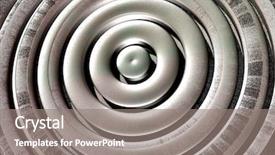  Presentation with material science - Amazing presentation theme having material science - metallic background texture backdrop and a gray colored foreground