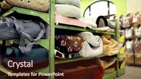  Presentation with animal for kids - Beautiful PPT theme featuring material selection - different animal goods on pet backdrop and a wine colored foreground