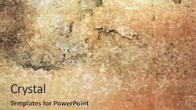  Presentation with wall - Cool new slide deck with great textures for your design backdrop and a coral colored foreground