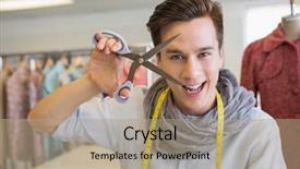  Presentation with pair - Beautiful presentation featuring materiel - smiling student holding pair backdrop and a coral colored foreground