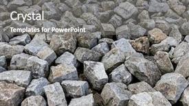  Presentation with next - Slides with materiel - stack of natural stone is background and a  colored foreground