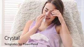  Presentation with sadness woman cry - Beautiful PPT layouts featuring maternal changes pregnancy - young pregnant woman crying backdrop and a lemonade colored foreground
