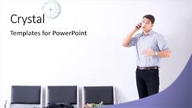  Presentation with maternity - Presentation with maternal emergency - happy dad waiting for news background and a  colored foreground