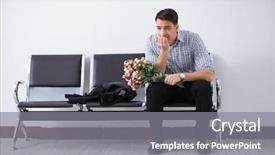  Presentation with maternity - Audience pleasing presentation consisting of maternal emergency - happy dad waiting for news backdrop and a  colored foreground