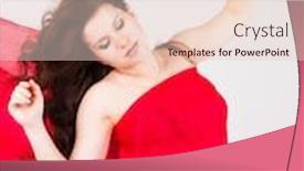  Presentation with maternity - PPT theme consisting of maternity-expects-red-fantazy background and a lemonade colored foreground