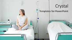  Presentation with maternity - Colorful slides enhanced with maternity hospital - expectation backdrop and a light gray colored foreground