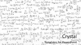  Presentation with mathematics - Amazing slides having math - mathematics equations on white backdrop and a white colored foreground