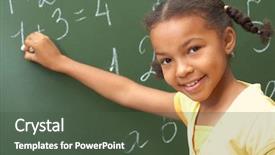  Presentation with smart - Amazing theme having math - portrait of smart schoolchild standing backdrop and a dark gray colored foreground