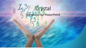  Presentation with colorful hands - Amazing slide deck having math abstract - hands gesturing against white background backdrop and a light blue colored foreground