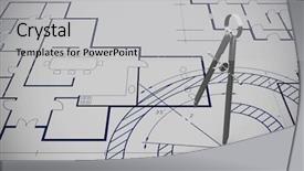  Presentation with composite - Theme enhanced with math circles - composite of drawing compass background and a light gray colored foreground