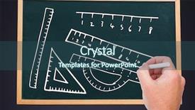  Presentation with math - Amazing presentation design having math circles - digital composite of hand drawing backdrop and a ocean colored foreground