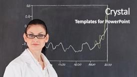  Presentation with black chalkboard vintage blackboard isolated - Presentation design enhanced with math distribution - isolated scientist standing near background and a dark gray colored foreground