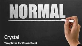  Presentation with normal - Slide set enhanced with math distribution - normal background and a dark gray colored foreground