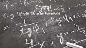  Presentation with equation - Theme with math equations - mathematical equation background and a gray colored foreground