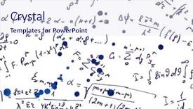  Presentation with math - Amazing slide set having math equations - white background with different mathematical backdrop and a sky blue colored foreground