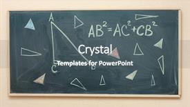  Presentation with math - Beautiful PPT layouts featuring math formulas written backdrop and a dark gray colored foreground