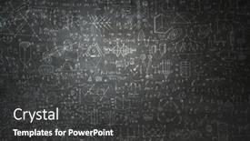  Presentation with geometry - Presentation enhanced with math-geometry-formulas-on-background background and a dark gray colored foreground