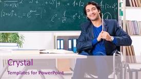  Presentation with wheelchair accessible for children in school - Cool new slide set with math presentation - young handsome man in wheelchair backdrop and a lemonade colored foreground