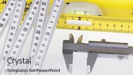  Presentation with math - Beautiful slides featuring math ratio proportion - folding ruler calipers building level backdrop and a light gray colored foreground
