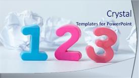  Presentation with colorful math - PPT theme with math symbols - colorful assorted numbers background and a  colored foreground